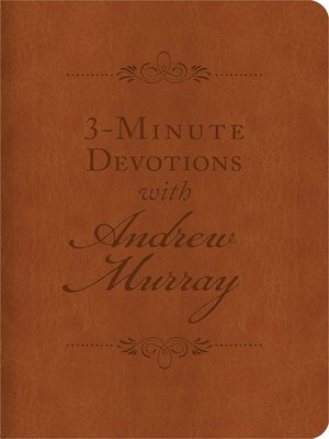 cover image of 3-Minute Devotions with Andrew Murray